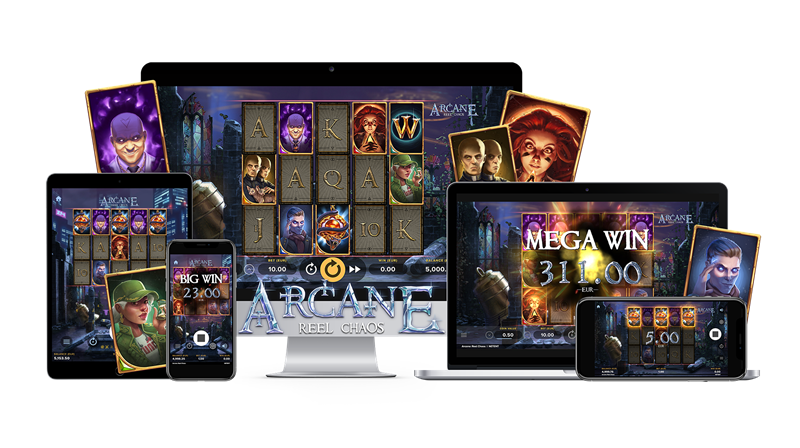NetEnt Present The Scary Futuristic Slot Arcane Reel Chaos